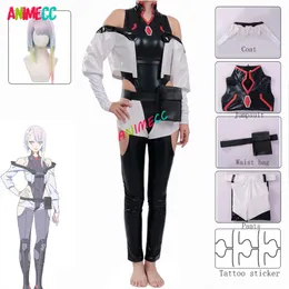 Kostium Lucy Wej Tattoo Tattoo Buty anime Cyberpunk Cosplay kombinezon Halloween impreza dla kobiet dziewczęta pełne zestawy cosplay