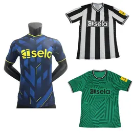 2023/24 TONALI ISAK Versão do jogador Camisa de futebol 2024 WILSON BOTMAN JOELINTON Camisa Mens NEWCASTLES GORDON ALMIRON BRUNO G LIVRAMENTO SCHAR BARNES Uniforme de futebol