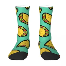 Men's Socks It's Taco Time socks man happy snow kawaii Woman 231101