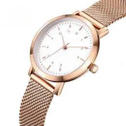 Zegarek damski marka fngeen zegarek damski moda Rose Gold Color Watch Femme Mesh Band na nadgarstku Watch Japan Ruch Ruch Relogio Feminino 231102