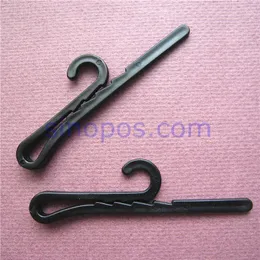 Ganci Appendiabiti per calzino antiscivolo in plastica Nero Slide On Style Imballaggio dentato Lungo antiscivolo con fermagli per denti