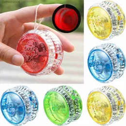 Yoyo LED Flashing Magic Yoyo Ball Glowing Puzzle Toy for Kids Birthday Party Favors Baby Shower Gift Goodie Bag Rewards Pinata FillerL231102