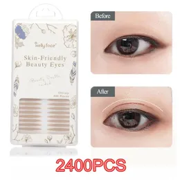 Eyelid Tools 2400pcs Double Eyelid Tape Lace Sticker Invisible Natural Self-Adhesive Eyelid Paste Big Eyes Tape 231102