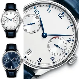 Luksusowa marka mężczyzn pilotaż portugalski zegarek mechaniczny automatyczny ruch modowy zegarek dla męskich zegarków projektantów