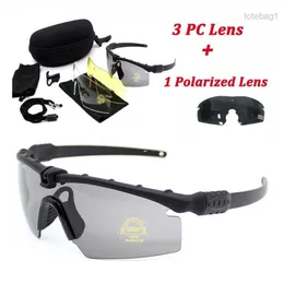Óculos de sol masculino versão militar si2.0 óculos tático tiro óculos à prova de balas ao ar livre forças especiais protetoras