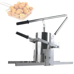 آلة كرات اللحم اليدوية آلة كرات اللحم الصلب المقاوم للصدأ مكبس آلة الضغط باليد آلة كرات اللحم