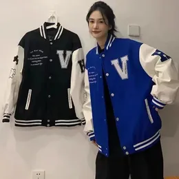 Felpe con cappuccio da donna Felpe versione coreana Giacca bomber vintage da donna Harajuku Moda uniforme universitaria Varsity femminile oversize Y2k Streetwear Top 231102