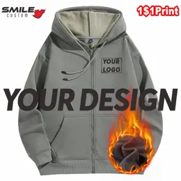 Mens Hoodies Sweatshirts Winter Fashion Polar Fleece Hoodie Custom Print Casual Men Women Zip Sweatshirt Brodery Pattern Team Design Jacket Brand 231101