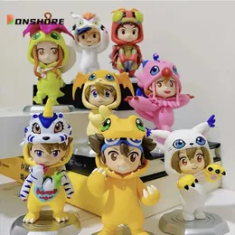 ブラインドボックスデジモンアドベンチャーQエディションドールブラインドボックス神秘的なラッキーボックスPVC彫像アニメーションモデルシリーズ装飾ドールトイギフト231102