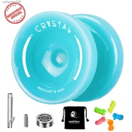 Yoyo Magicyoyo K2 kristal yoyo çift amaçlı duyarlı yo-yo-yo-yo-yo-yo, yeni başlayanlar için tepkisiz bir rulman için
