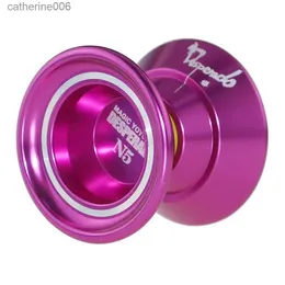 Yoyo Classic svarar inte på Yoyo N5 -legering Professional Yo -Yo för 1A 3A 5A String Trick Spela barnbarn Toy - Purplel231102