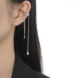Ryggar örhängen nbsameng 925 sterling silver 1 st pärla oregelbunden örhänge för kvinnor flicka fest gåva ihåliga koreanska smycken droppe