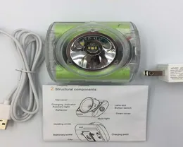 Strålkastare IP68 LED Mining Lamp Lantern Fiske kraftfull strålkastare Uppladdningsbar dykning Bike Light 18650 Camping Explosion Proof6826564