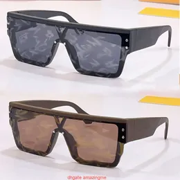 2023 Shades Designer Güneş Gözlüğü Kadın Moda INS Net Kırmızı Aynı Erkek ve Kadınlar Vintage Square Glasses Son Adam Gözlük Z1583E Kutu Z1547