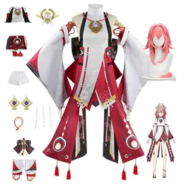 Anime Genshin Impact Miko Guuji Yae Cosplay Cosplay Cosplay