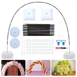 Kit arco per palloncini per decorazioni per feste, altezza 9 piedi, larghezza 10 piedi, supporto regolabile per decorazioni per matrimoni, baby shower, compleanni