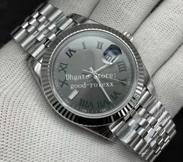 Mäns vattentäta klockor Män tittar på automatisk kal.3235 VSF Smooth Bezel 904l Steel Jubilee Armband 41mm Green Wimbledon ETA MEKANISK VS MAKER HANDLÄGGNINGAR