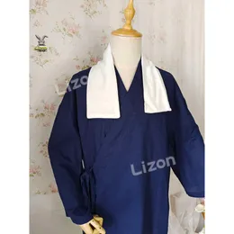 NUOVO Anime My Dress-up Darling Wakana Gojo Costume Cosplay Kimono blu scuro Set Completo da lavoro Abbigliamento da casa cosplay