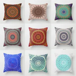 Gränsöverskridande bästsäljande Bohemian Mandala Geometric Polyester Pillow Cover Home Decor Soffa Cushion Cover