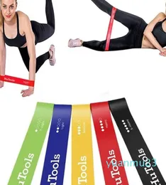 pcs Pack Yoga Exercise Tension Band Belt Rubber Stretch Elastic Fitness Training