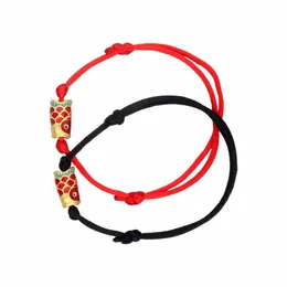 20Pcs Creative Alloy Fish Luck Adjustable Bracelet Woman Man Hip Hop Fashion Jewelry Friendship Gifts2