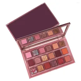 Sombra de olho 18 cores Nude Make-up Palette Smoky Multi Reflexivo Shimmer Matte Natural Velvet Texture Kit Long Lastin