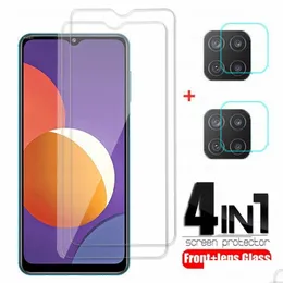 Protectory ekranu telefonu komórkowego Szklanie ochronne dla galaktyki M12 M22 M32 A12 A53 A52 A22 Film temperowany M 12 S22 SN Protector Drop Gelive Dhy3J