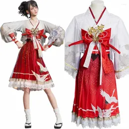 Fantasia de anime jogo naraka bladepoint kurumi cosplay traje vestido roupa halloween carnaval terno