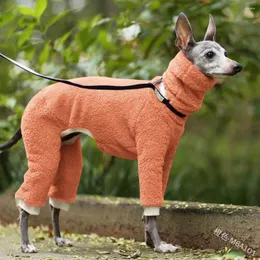 Dog Apparel Winter Warm Pajamas Clothes For Medium Large Dogs Elasticity Pet Jumpsuit Labrador Costume Doberman Coat