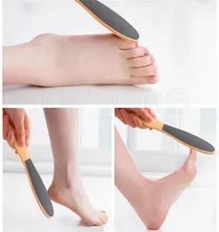 목재 발 피부 발 깨끗한 Scruber Hard Skin Remover Pedicure Brush 건강한 죽은 피부 리무버 발 관리 네일 도구 발 rasps7464350