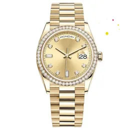 Mens Rol Watch Otomatik Esigner Montre de Luxe Womens Wristwatch Moda İzle Diamond Watch Muhteşem Noble AAA Kalite Mekanik Gündüz Bilek Kafyolları