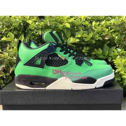 High Manila Hot Authentic 2024 4 OG Athletic Shoes Men Green Black Sail Limited Release 150 Pairs Zapatos Trainers Sneakers