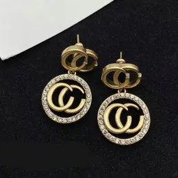 레트로 클래식 스터드 귀걸이 G Letter Designer Earring Jewelry Women Wedding Gifts S925 Silver Needle 고품질 도매