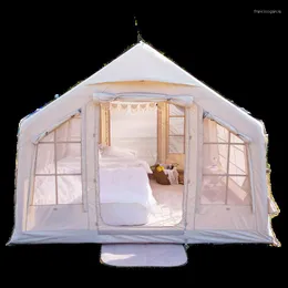 Tält och skyddsrum utomhus camping uppblåsbart tält en rum hall åk för 3-4 personer kabin