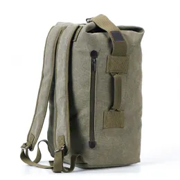 School Bags Large Capacity Rucksack Man Travel Bag Mountaineering Backpack Male Luggage Canvas Bucket Shoulder Bags Men Backpacks 230403