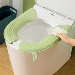 Housses de siège de toilette imperméables quatre saisons universelles portables EVA épaisses et non sales pour les mains