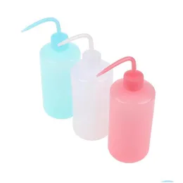 Bewässerungsgeräte 1 Stück 500 ml gebogener Topf waschen saubere Kunststoffseife Lab Squeeze Diffuser Bottle Home Supplies Drop D Dh1Qu