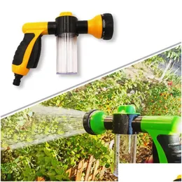 Watering Equipments Gun Garden Nozzle Hose Mtifunction Wash Spray High Pressure Plant Sprinkler Irrigation Tool Dhvqx
