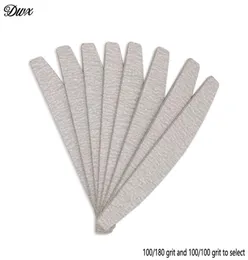 100pcLlot Manicure Sanding Plik paznokci Bufory 100180 Narzędzia do szarych papieru ściernego 100100 Plastic Emery Boards Lixa de UnhA8288172