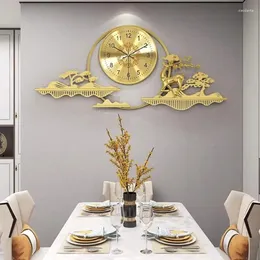 Duvar Saatleri Restoran Minimalist Lüks Sanat Duvar Oturma Odası Gözetleme Yatak Odaları Tasarım Büyük Reloj De Pared Ev Dekorasyonu