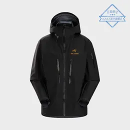 Arcterys Jacket Beta Ar Ass Mens Outerwear مقاومة للرياح ومقاومة للماء Alpha SV Gore-Tex Coat Coat Waterproof Charge 24K Black/Black Wn-Luep Wn-8id3