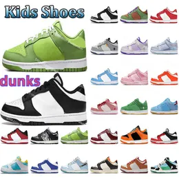 Kids Shoes dunks low Black White Panda pink Chunky Athletic Outdoor Boys Girls Casual Fashion Sneakers Children sbdunks Walking toddler Sports Trainers Eur 22-35