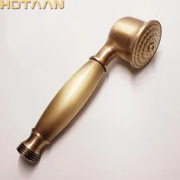 Banyo Duş Başlıkları Perakende Toptan Katı Bakır Antika Pirinç Duş Lüks Batnroom El El Duş Başlığı YT-5175 231102