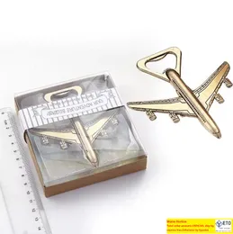 Apribottiglie per aeroplano Apribottiglie a forma di aereo in 2 stili per omaggi regalo per gli ospiti del matrimonio