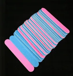 Цельная 100240 шлифовальная пилочка для ногтей 13x6 см, 100 шт. розово-синяя, два цвета, палочка с прямым краем, инструменты для дизайна ногтей, салон, блестки, инструменты 3442315