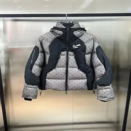 Mens plus size Outerwear Coats Down jacket fashion bread vest outdoor hooded down jacket warm windproof unisex letter jacquard k298s