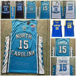 Vince Carter College Jerseys 15 Basketball North Carolina Tar Heels University High School Florida Daytona Beach fastlandslag alla sömda för sportfans NCAA