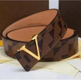 Haute qualité mode L boucle ceintures pour femmes et hommes ceinture de luxe femmes en cuir véritable ceinture en gros cessories V 105-1254764064