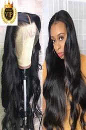 13x6 Glueless Lace Front Human Hair Wigs Brazilian Body Wave Baby Hair 180密度360レースフロントウィッグレミーヘア9211577
