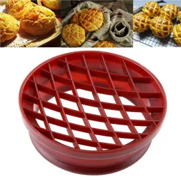 Stampo per pane Panino all'ananas Utile incisione Stampi da forno Efficiente plastica vuota Efficiente Bakeware necessario per la famiglia 1103